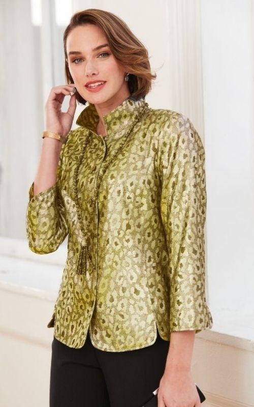Slinky Leopard Top | Nina McLemore