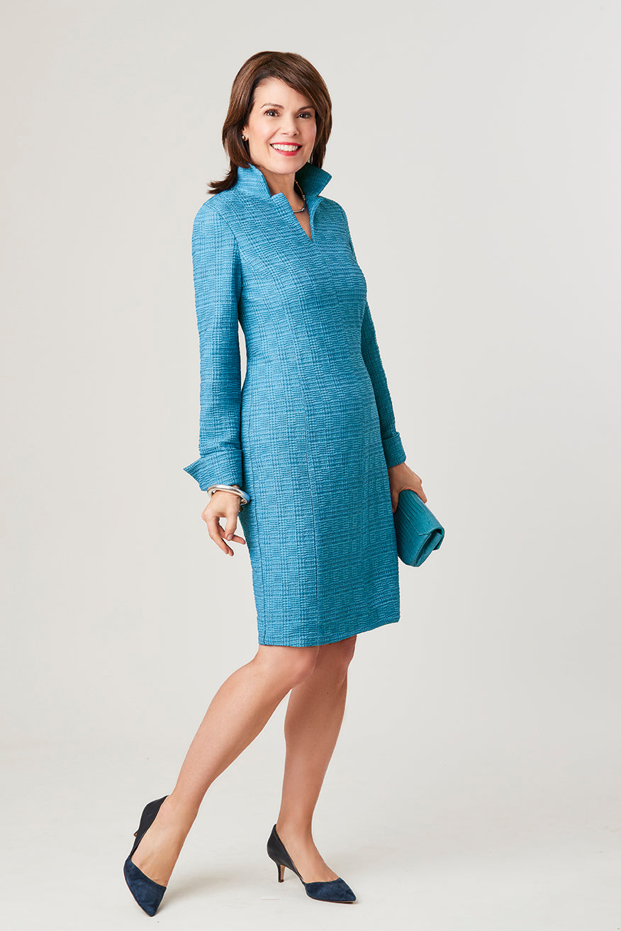 Textured Heather Knit Dress