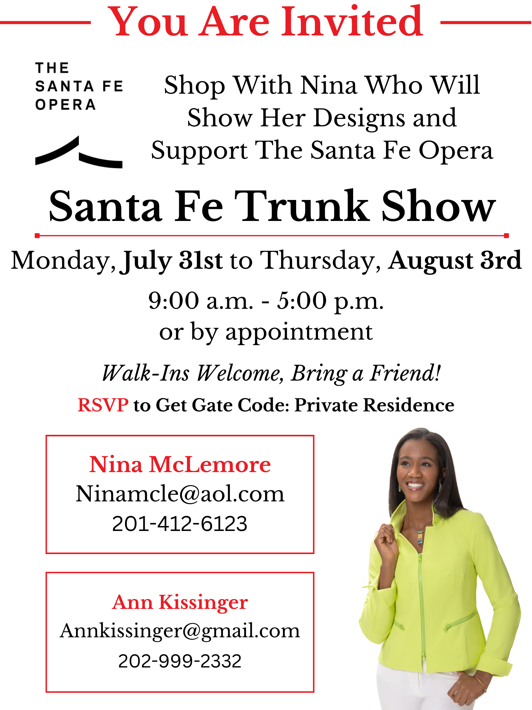 Events Nina McLemore